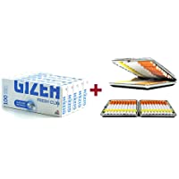 500 cápsulas Gizeh Fresh Cliq Mentol-Click 5 x 100 + estuche de SweedZ